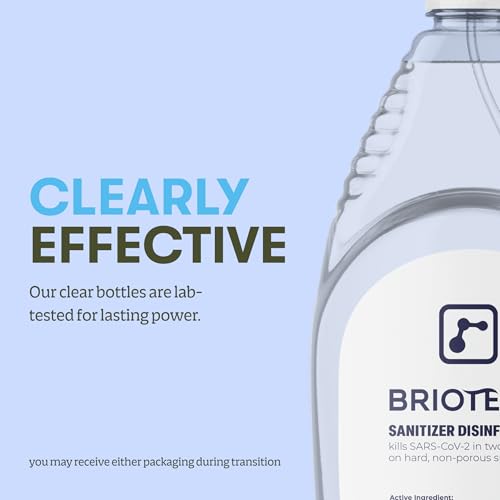 BRIOTECH Sanitizer Disinfectant Hypochlorous Spray, Kill 99.99% of Viruses & Bacteria, Control Mold, Eliminate Odor, Gentle for Nursery & Play Rooms, Food Contact Surface Sanitizer, 4 fl oz - Image 6