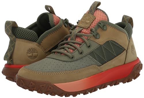 Timberland Greenstride Motion 6 Bota feminina de cano baixo com cadarço, Bege, 37