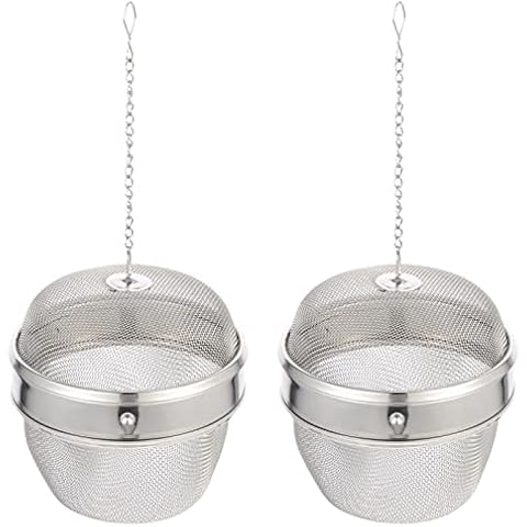 Mipcase Jewelry Washing Basket: Jewelry Watch Parts Cleaner Baskets Jewelry Basket Tea Infuser Balls Stainless Steel Jewelry Steam Cleaner Mesh Ball for Watch Cleaning Solution Cover