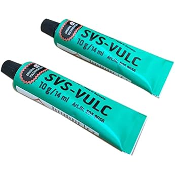 REMA Tip Top SVS-VULC Vulcanising Fluid 10g/14ml Tube Rubber Solution Pack of 2