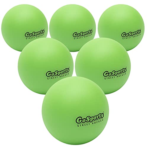 GoSports 6-Pack Low Bounce Hockey Balls