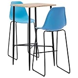 Las sillas de pub tienen un asiento con diseño ergonómico con respaldo integrado en un aspecto moderno y curvo
