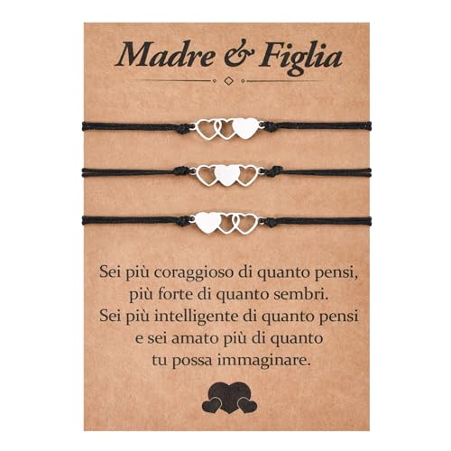 VU100 Pulsera Madre e Hija Regalo 3pcs