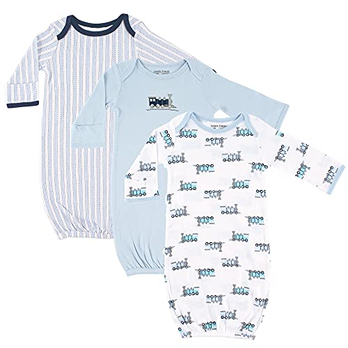 Image of Luvable Friends Baby Girls' Cotton Gowns