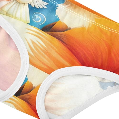 Cute Fox Blue Toddler Underwear Custom 2t Cotton Little Girl Panties Print Underpants Briefs4