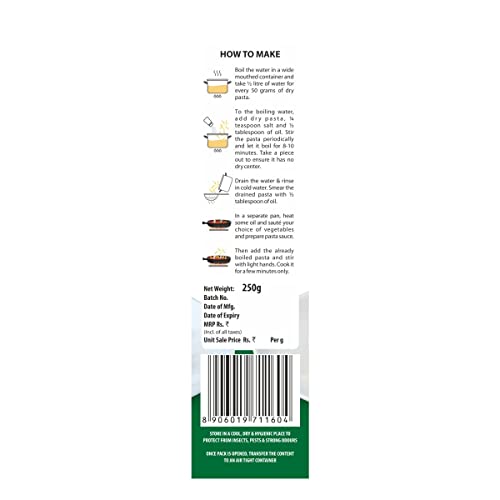 Image of Wheafree Gluten Free Rice Maize Penne Pasta - Pack of 2 (250g Each) | No Trans Fat | No Cholesterol | Easy to Cook