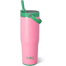 Swig Life 30oz Leakproof To-Go Tumbler with Handle, Azalea Golf Ball