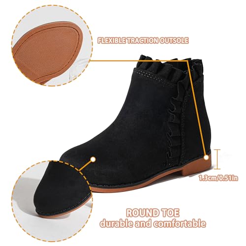 Girls Boots Fashion Ankle Boots for Girls Short Booties for Toddler/Little Kids2