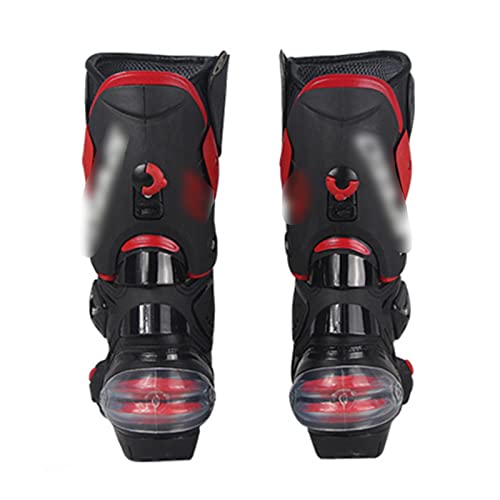 Bottes de moto de vitesse avec protections intégrées pour pilote