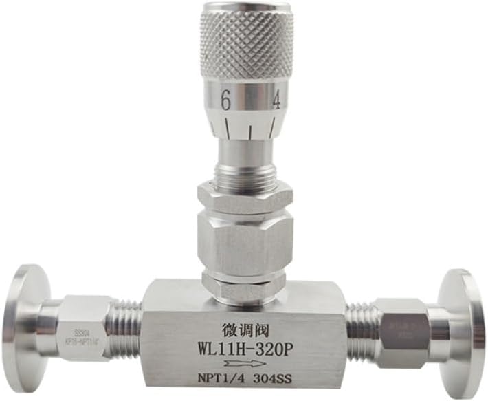 Kf16 Kf25 Kf40 Kf50 Vacuum Needle Valve Micro Meteflow Regulating Valve Controller for Water Gas Oil Ss 304/Kf25