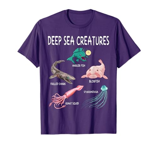 Deep Sea Creatures Educational Future Marine Biologist T-Shirt