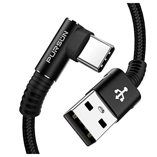 2020 Updated USB C Cables (2-Pack / 3FT & 6FT), 3 Amps Quick Charging Type C Cable, USB A to USB C Fast Data Sync Transfer, Durable Nylon Braided Charger Cable for iPad, Samsung, Google Pixel and More