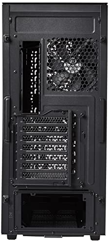 Image of Thermaltake Divider 500 TG Air Black Color Mid Tower Computer Case with 1 120mm standard fan, 1 120mm rear fan, 2 mesh panel, 2 tempered glass window + 2 symmetrical triangular panels CA-1T4-00M1WN-02