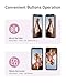 Zoom Vlog Selfie Monitor Screen for Phone,TELESIN Magnetic Back Camera Monitor iPhone 11-17 Series & Android,Wireless iPhone Mirror Screen for Photo/TikTok Live Stream/Vlogging, 3-Level Brightness