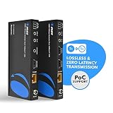 OREI HDBaseT HDMI Extender 115ft - Loop Out, Two-Way IR, POC, RS-232, CEC
