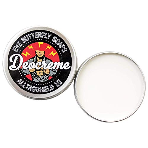 Deocreme Alltagsheld N°3 - Regular Size 50 g | aluminiumfrei, Duft nach Vetiver, Ingwer & Sandelholz, vegan