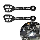 Arashi Einstellbares Kit für hintere Stoßdämpfer-Absenkungsstreben, kompatibel mit Suzuki Hayabusa GSX1300R 1999-2020 Gen 1 2 Schwarz