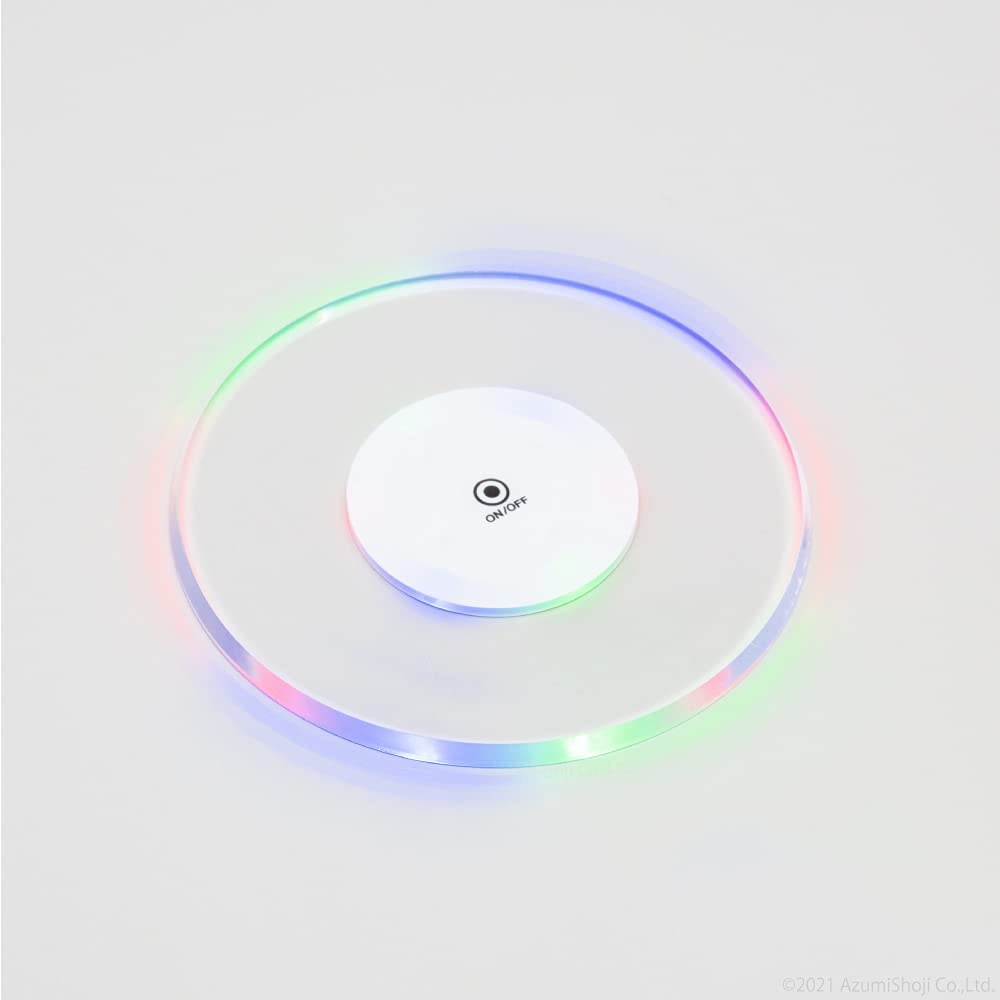円形LED コースター　機能 確認 61S9CKc5EBL._UF350,350_QL80_.jpg