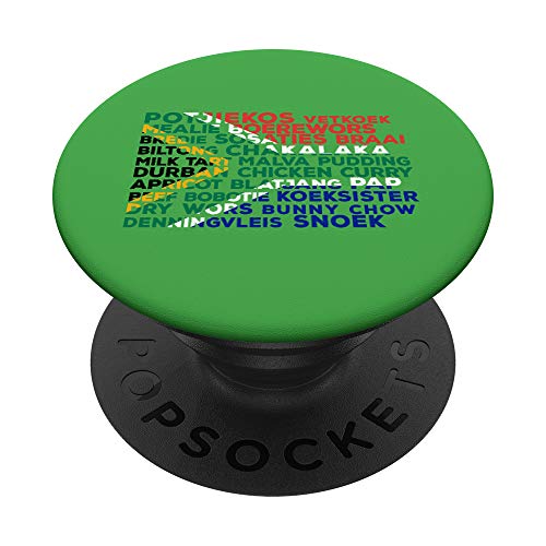 South Africa Food South African Flag Nostalgia PopSockets PopGrip: Swappable Grip for Phones & Tablets