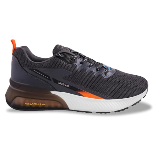 Image of Campus Men's Promote D.Gry /BLK Walking Shoes - 9UK /India 22G-251