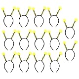 SUPVOX Diadema de Fiesta Antenas de Abeja Amarilla y Negra, 14 Piezas de Accesorios Ligeros para Cosplay, Disfraces y Decoración en Cumpleaños y Halloween