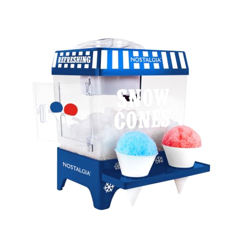 Image of Nostalgia Snow Cone Machine - Retro Table-Top 8 Oz Snow Cone Maker