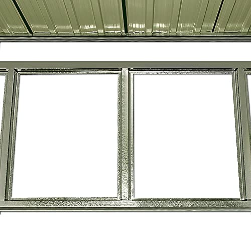 HLJMAQ 5m² Metall Gartenhaus Schiebetür 8,4m³ XXL Gerätehaus Geräteschuppen – Bild 7