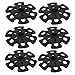 Ruluti 6pcs Trekking Pôle Panier Kit Rechange en Forme Flocon Neige en Forme Flocon Neige en Forme Flocon Neige Détachable Bourgeon Panier Ski Trekking Trekking Poteaux Pièces