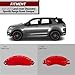 AOOA Red Caliper Covers Compatible with 2021-2025 Land rover Discovery Sport& Range Rover Evoque– DIY Custom Aluminum Caliper Covers, Easy Install, Exterior Upgrad, Sports Car Owners(Set of 4)