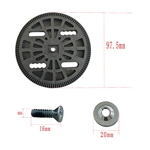 UP100 Snowboarding Binding Disc Set Black Disc (Pair) Binding Spare Parts Mounting Plates Strap-in Technine