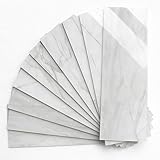 BeNice - Azulejos de pared autoadhesivos, color línea gris