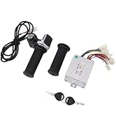 Motor Brushed Speed Controller, Throttle Grip with Lock with Lock Throttle Grip Power Display 24V...