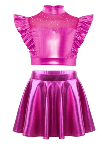 Tenue de danse hip hop extensible qui ne gratte pas pour le gala des filles de 11 ans
