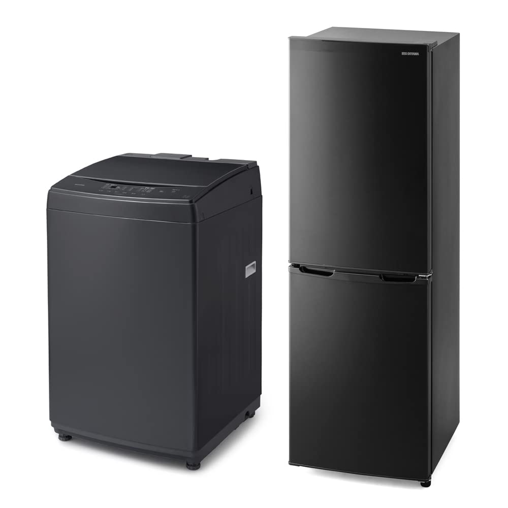 Amazon | アイリスオーヤマ 【新生活2点セット買い】 冷蔵庫 162L +  