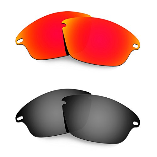 Lentes Oakley Fast Jacket de repuesto cristales compatibles para gafas de sol deportivas 2 pares