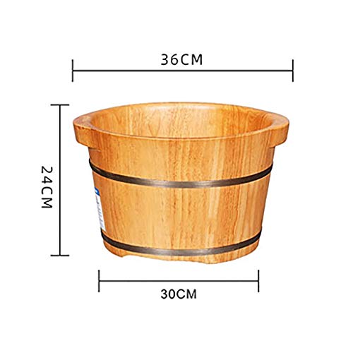 Balde de madera para spa de pies, sauna y masaje miniatura 4