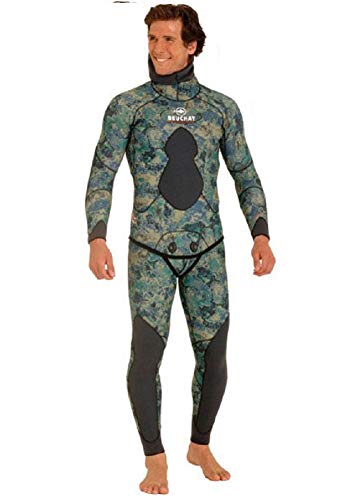 BEUCHAT Mundial Pacific Green 5mm Wetsuit| Spearfishing Wetsuit | Freediving Wetsuit |