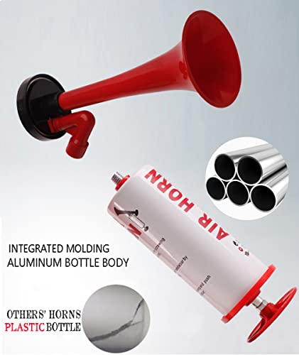 Handheld Air Horn, Banhao Aluminum Loud Noise Maker Safety Boat Car Sports Events Handheld Air Pump Horn Loud Safety Horn For Boats #TOP2