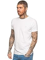Enzo Mens Designer Athletic Muscle Slim Fit T-shirt Extra Stretch Fabric Provides Comfort and Fits Perfectly on the Body Enzo Embroidered Logo on The Front Crew Neck, Short Sleeves Ideal for Gym, Casual Wear