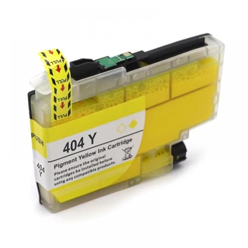 Cartouche LC404 jaune à encre fluide haute fidélité pour MFC-J1205