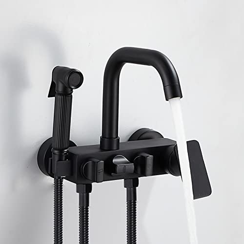 Mitigeur de bain eau chaude et froide en laiton robuste double sortie - 6