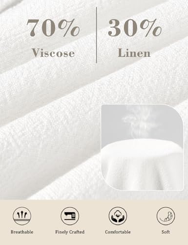 Womens Linen Pants High Waist Wide Leg Pant Casual Summer Palazzo Pants Loose Flowy Beach Trousers with Pockets4