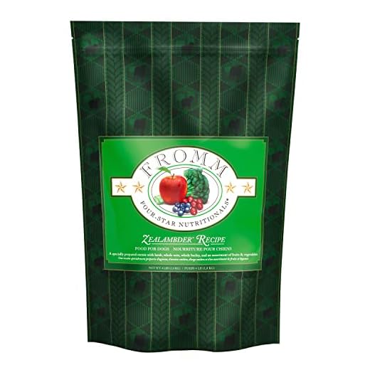 Fromm Four-Star Nutritionals Zealambder Dog Food - Premium Dry Dog Food - Lamb Recipe - 4 lb