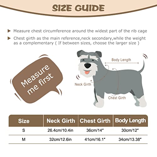 Pupteck Classic Plaid Dog Dress Cute Puppy Clothes Outfit Medium #TOP1