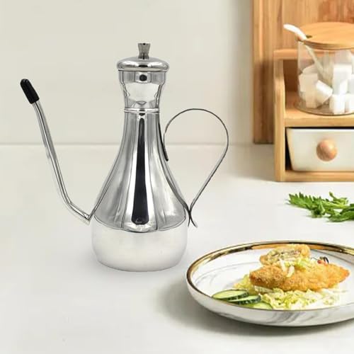 Recipiente para aceite anticaídas de acero inoxidable 500 ml ligero 8