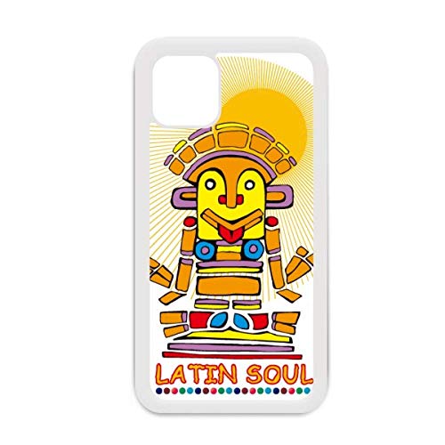 Coque iPhone 12 Pro Max blanche motif statue âme latine Apple Mini