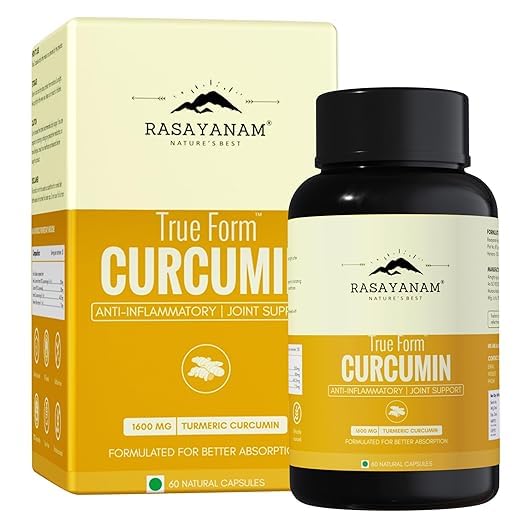 Evorina Rasayanam Curcumin 1600mg | Extra-Pure Nano Curcumin Capsules with 95% Curcuminoids | Turmeric & Piperine | Joint Support Supplement for Men & Women - 60 Capsules | High Strength Herbal Supplement | Clean Label Ayurvedic Wellness-picture-10