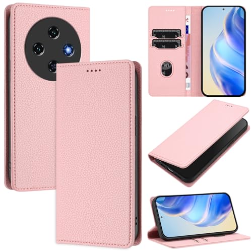 �X�}�z�P�[�X �Ή��@�� for Oukitel C5 2025 �}�O�l�b�g���J�� �t���b�v�X�^���h �J�[�h�X���b�g�t�����z Pink