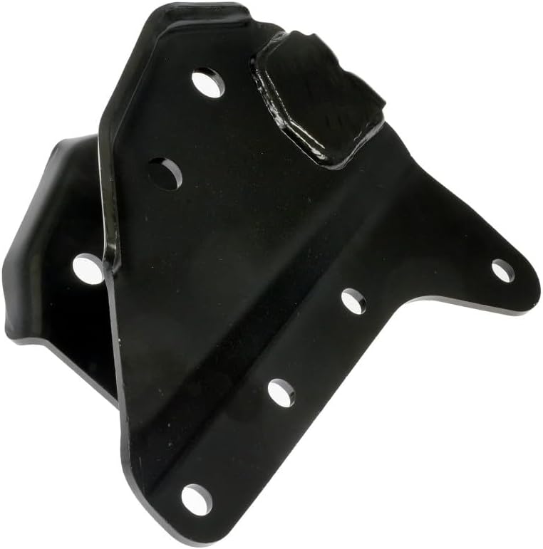 KarParts360 For Ford F-450 Super Duty/F-550 Super Duty 2008-2016 Radius Arm Bracket | Black Coated Housing | Steel Material | Bent Shape | 4 Mounting Hole | Replacement For 7C3Z3B095AR