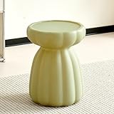 Mesa Auxiliar pequeña para sofá, Mesa Auxiliar Redonda con Base Resistente, mesas auxiliares para sofá de Interior, mesas de Centro Decorativas para Sala de Estar, balcón, Oficina